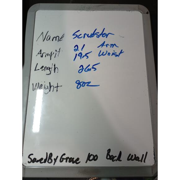 Scrubstar Scrub Top Ladies Medium Blue Floral - Picture 6 of 6